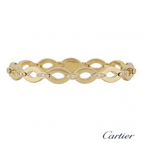 Cartier 18k Yellow Gold Diamond Set Diadea Bracelet